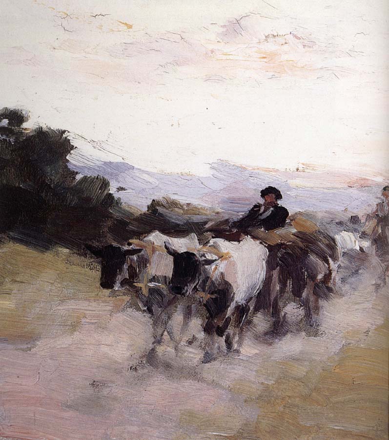 Nicolae Grigorescu Ox Cart